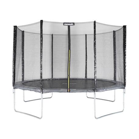 Trampoline 370cm filet protection saturne Gris 2 - vertbaudet enfant 