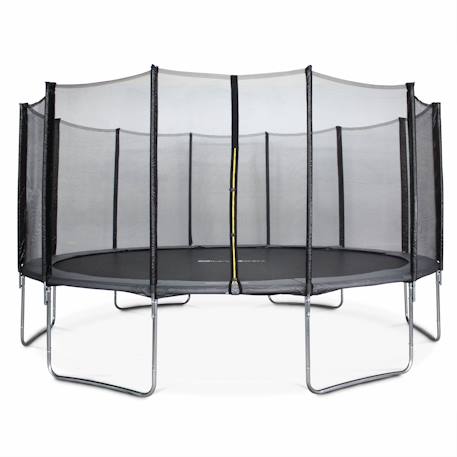 Trampoline ø490cm - jupiter avec son filet de protection Gris 2 - vertbaudet enfant 