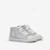 Sneakers filles synthétique fermeture éclair barefoot Grey+White 4 - vertbaudet enfant 