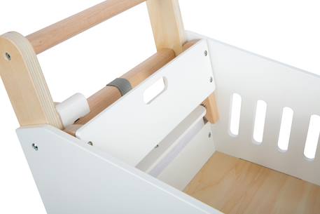 Caddie en bois fresh Blanc 5 - vertbaudet enfant 