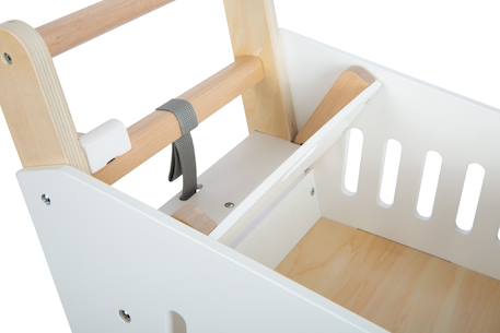 Caddie en bois fresh Blanc 4 - vertbaudet enfant 