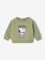 Sweat Snoopy bébé garçon kaki 1 - vertbaudet enfant 