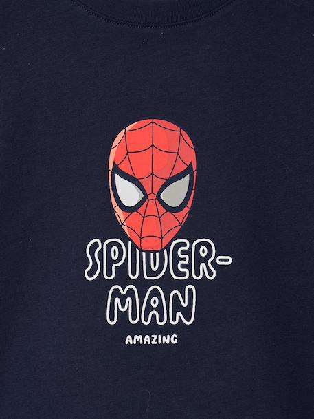 T-shirt manches longues Spiderman garçon marine 3 - vertbaudet enfant 