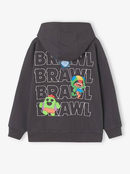 Sweat à capuche Brawl Stars garçon anthracite 4 - vertbaudet enfant 