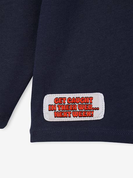T-shirt manches longues Spiderman garçon marine 4 - vertbaudet enfant 
