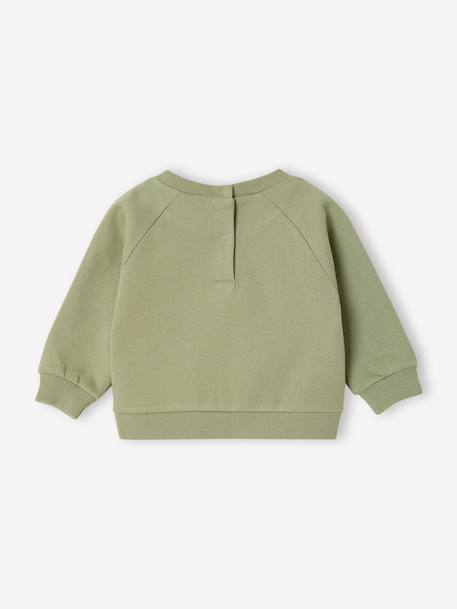 Sweat Snoopy bébé garçon kaki 2 - vertbaudet enfant 