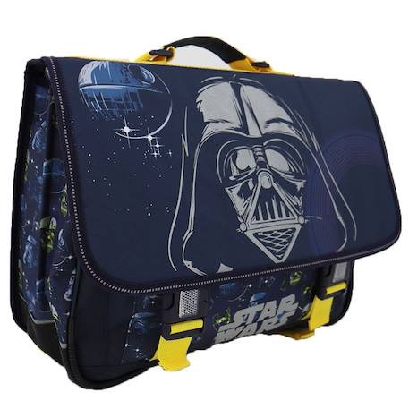 Cartable scolaire garçon star wars dark vador 41 cm Bleu / jaune 1 - vertbaudet enfant 