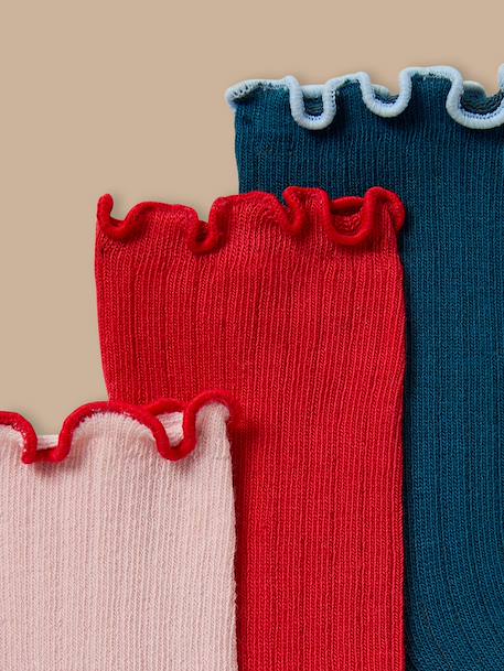 Lot de 3 paires de chaussettes Rose tendre 2 - vertbaudet enfant 