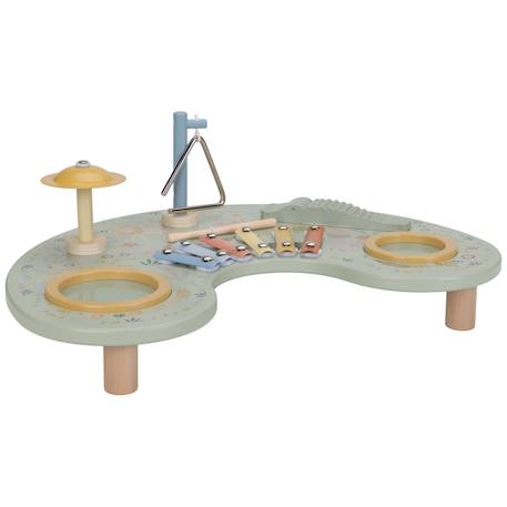 Table d'activités musicale safari friends Vert, multicolore, bois 6 - vertbaudet enfant 