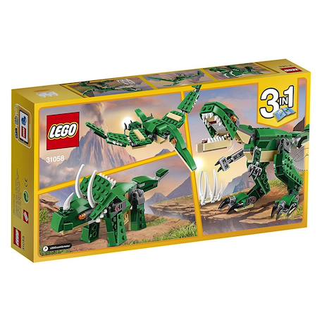 Creator - le dinosaure féroce 31058 Multicolore 1 - vertbaudet enfant 