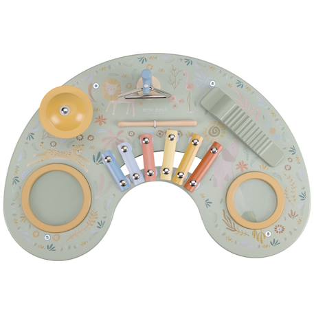Table d'activités musicale safari friends Vert, multicolore, bois 2 - vertbaudet enfant 