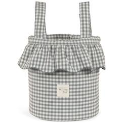 Puériculture-Sac pour poussette praliné vichy matcha