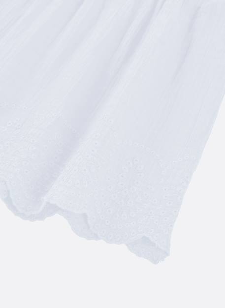 T-shirt fille en coton Blanc 3 - vertbaudet enfant 