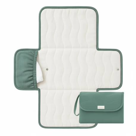 Matelas à langer portable Beige+Rose+Vert 14 - vertbaudet enfant 