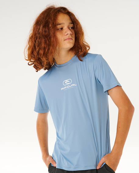 T-shirt anti-uv enfant à manches courtes icons surflite Denim délavé 6 - vertbaudet enfant 