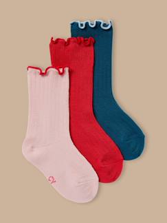 -Lot de 3 paires de chaussettes fille