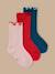 Lot de 3 paires de chaussettes fille Rose tendre 1 - vertbaudet enfant 