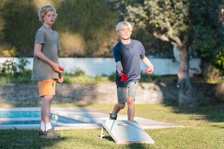 Set cornhole en bois fsc - jeu de lancer et adresse pour enfant - jeu d'extérieur Multicolore 1 - vertbaudet enfant 
