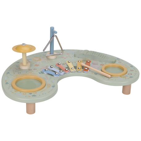 Table d'activités musicale safari friends Vert, multicolore, bois 3 - vertbaudet enfant 