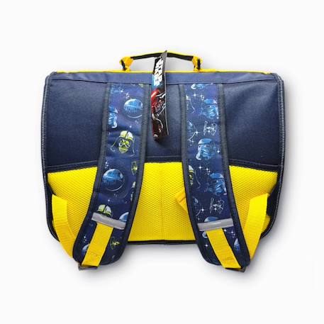 Cartable scolaire garçon star wars dark vador 41 cm Bleu / jaune 2 - vertbaudet enfant 