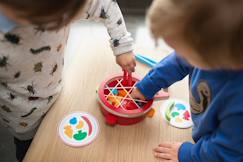 -Jeu attrape-légumes en bois fsc - motricité fine enfants