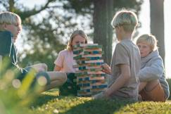 Tour géante en bois fsc - blocs de construction pour enfant  - vertbaudet enfant