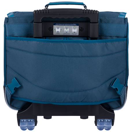 Cartable trolley les fantaisies merlin (38 cm) Bleu 3 - vertbaudet enfant 