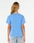 T-shirt malibu relaxed fille Bleu bleuet 3 - vertbaudet enfant 