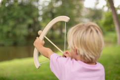 Jouet-Jeux de plein air-Tir à l'arc en bois fsc - jeu extérieur pour enfant