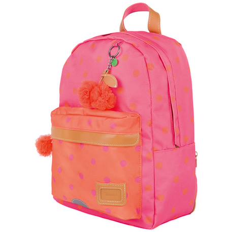Sac à dos les fantaisies sidonie Rose, orange 3 - vertbaudet enfant 