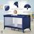 Lit de voyage crète Bleu marine+Gris+Rouge, vert, jaune, bleu 18 - vertbaudet enfant 