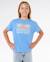 T-shirt malibu relaxed fille Bleu bleuet 6 - vertbaudet enfant 