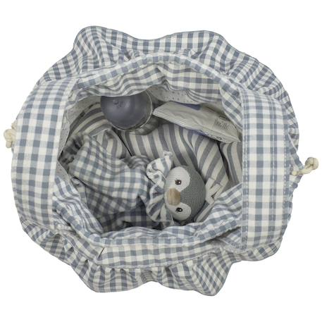 Sac pour poussette praliné vichy matcha Vert 5 - vertbaudet enfant 