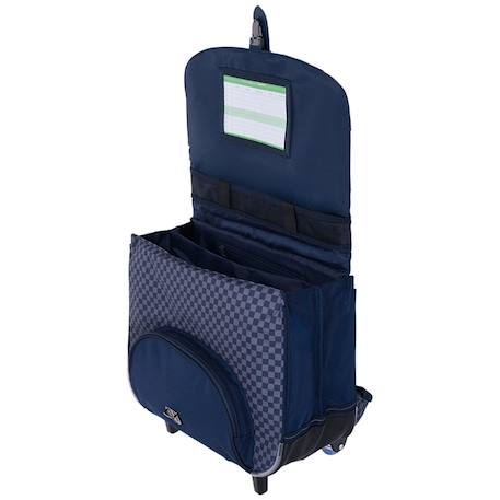 Cartable trolley les fantaisies romain (38 cm) Gris 4 - vertbaudet enfant 