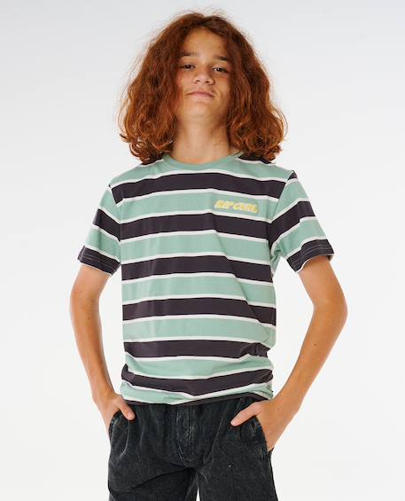 Short epic knit garçon Denim délavé+Noir délavé 12 - vertbaudet enfant 