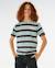 Short epic knit garçon Denim délavé+Noir délavé 12 - vertbaudet enfant 