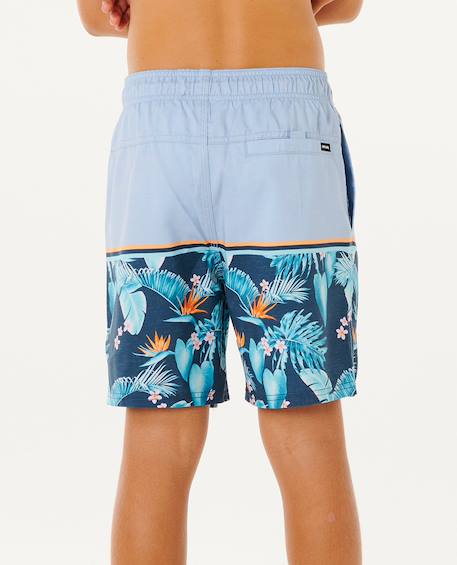 Short de bain streamline stripe volley - enfants Denim délavé 3 - vertbaudet enfant 