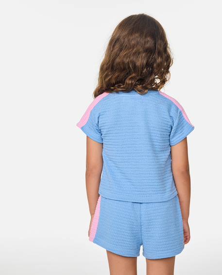 T-shirt surf magic bobbi fille Bleu bleuet 3 - vertbaudet enfant 