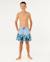 Short de bain streamline stripe volley - enfants Denim délavé 4 - vertbaudet enfant 