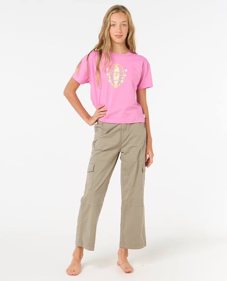 Pantalon cruisin' cargo fille Sauge 4 - vertbaudet enfant 