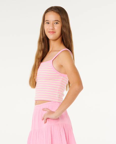 Débardeur sunshine squad knit fille Naturel 2 - vertbaudet enfant 