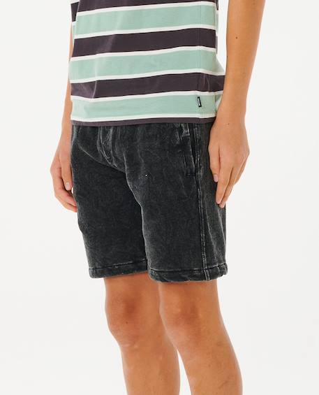 Short epic knit garçon Denim délavé+Noir délavé 8 - vertbaudet enfant 
