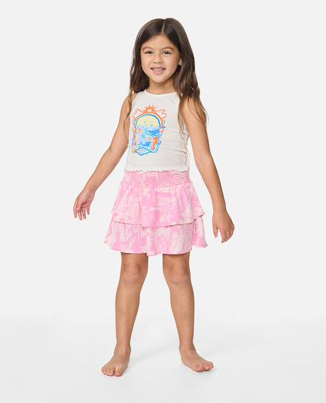 Jupe surf magic fille Rose bégonia 3 - vertbaudet enfant 