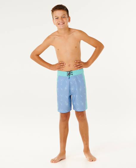 Short de bain boardshort eternal shred mirage enfant Denim délavé 4 - vertbaudet enfant 