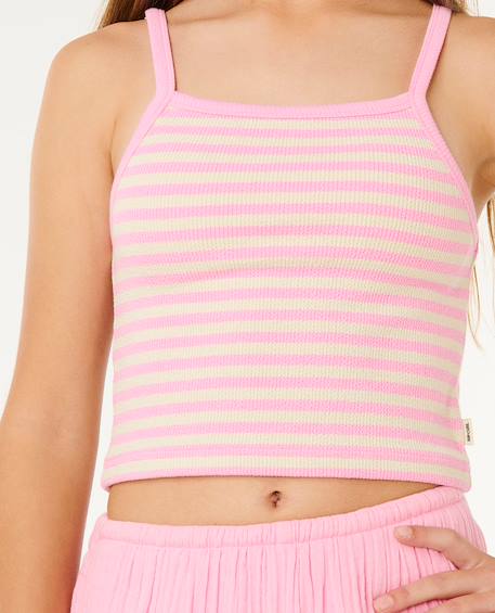 Débardeur sunshine squad knit fille Naturel 5 - vertbaudet enfant 