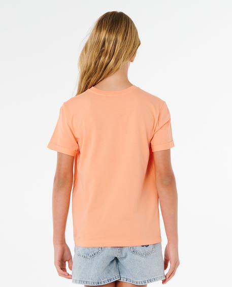 T-shirt molokai crew fille Saumon 3 - vertbaudet enfant 
