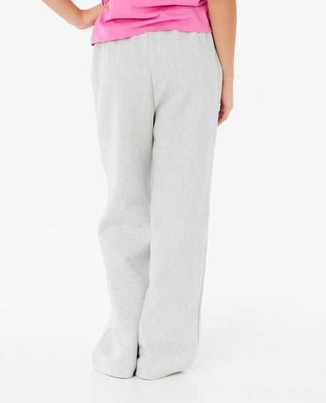 Pantalon surf puff wide leg fille Gris clair chiné 3 - vertbaudet enfant 