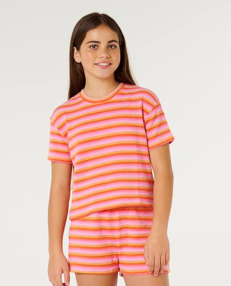 Fille-T-shirt, sous-pull-T-shirt-T-shirt tropical dawn bobbi fille