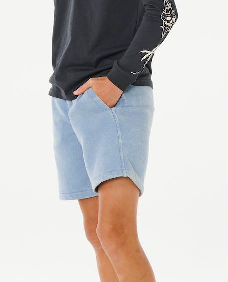 Short epic knit garçon Denim délavé+Noir délavé 2 - vertbaudet enfant 