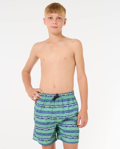 Short de bain volley raw energy mesh enfant Vert néon 6 - vertbaudet enfant 